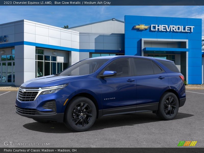 Blue Glow Metallic / Medium Ash Gray 2023 Chevrolet Equinox LS AWD