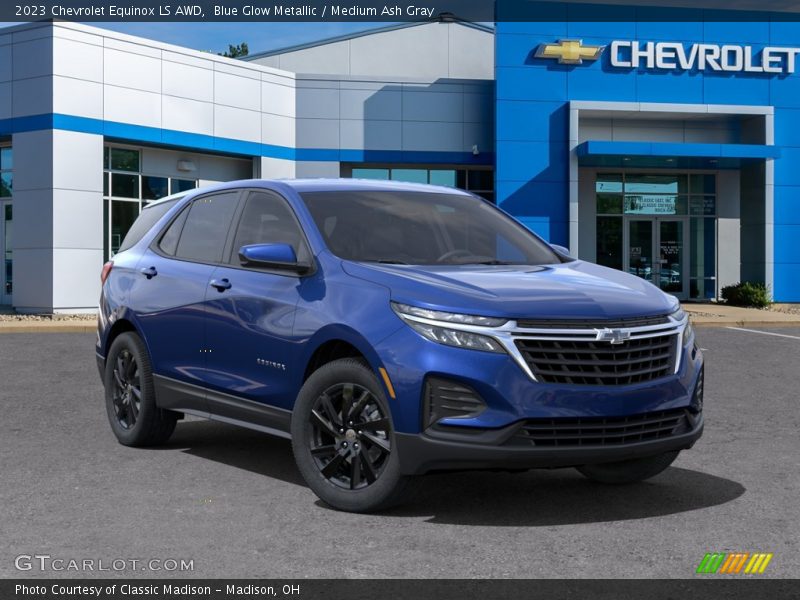 Blue Glow Metallic / Medium Ash Gray 2023 Chevrolet Equinox LS AWD