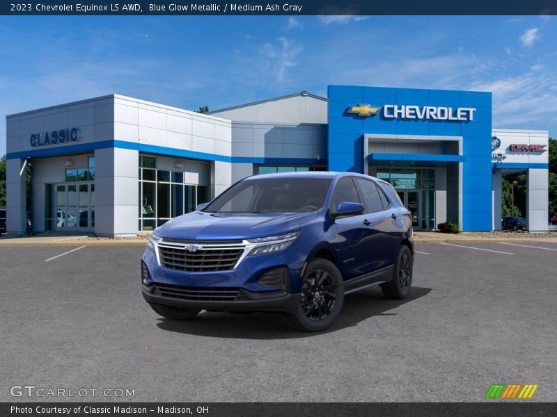 Blue Glow Metallic / Medium Ash Gray 2023 Chevrolet Equinox LS AWD