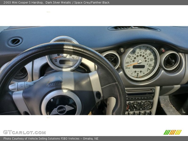 Dark Silver Metallic / Space Grey/Panther Black 2003 Mini Cooper S Hardtop