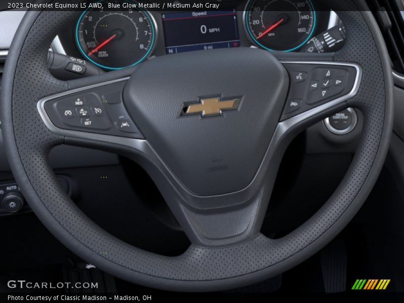 Blue Glow Metallic / Medium Ash Gray 2023 Chevrolet Equinox LS AWD
