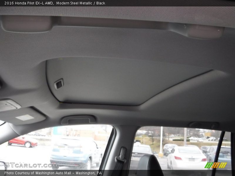 Modern Steel Metallic / Black 2016 Honda Pilot EX-L AWD