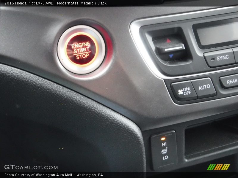 Modern Steel Metallic / Black 2016 Honda Pilot EX-L AWD