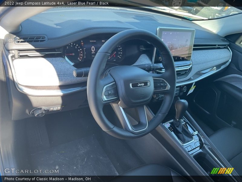 Laser Blue Pearl / Black 2022 Jeep Compass Latitude 4x4