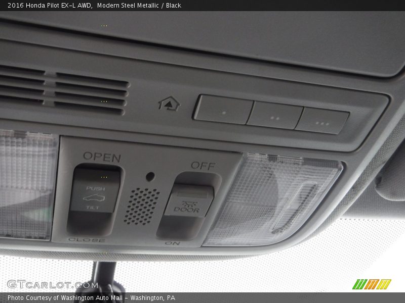 Modern Steel Metallic / Black 2016 Honda Pilot EX-L AWD