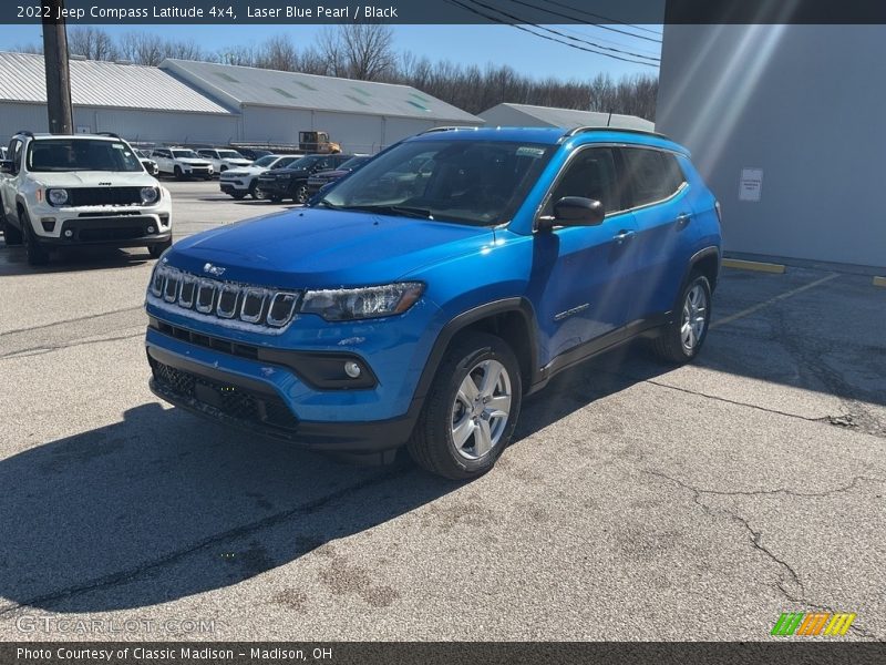 Laser Blue Pearl / Black 2022 Jeep Compass Latitude 4x4