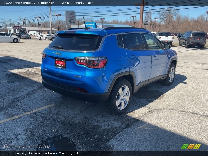 Laser Blue Pearl / Black 2022 Jeep Compass Latitude 4x4