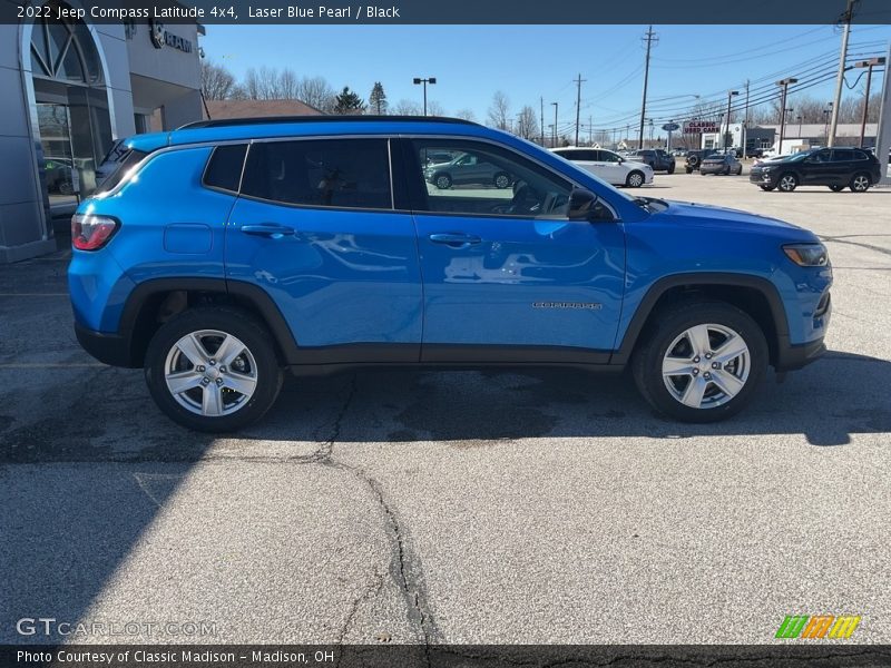 Laser Blue Pearl / Black 2022 Jeep Compass Latitude 4x4