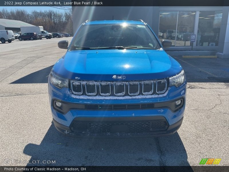 Laser Blue Pearl / Black 2022 Jeep Compass Latitude 4x4