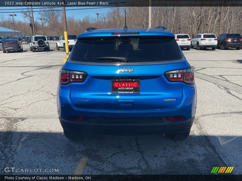 Laser Blue Pearl / Black 2022 Jeep Compass Latitude 4x4
