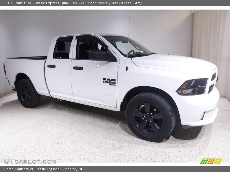 Bright White / Black/Diesel Gray 2019 Ram 1500 Classic Express Quad Cab 4x4