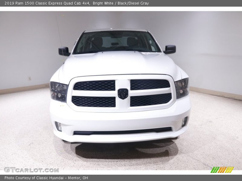 Bright White / Black/Diesel Gray 2019 Ram 1500 Classic Express Quad Cab 4x4