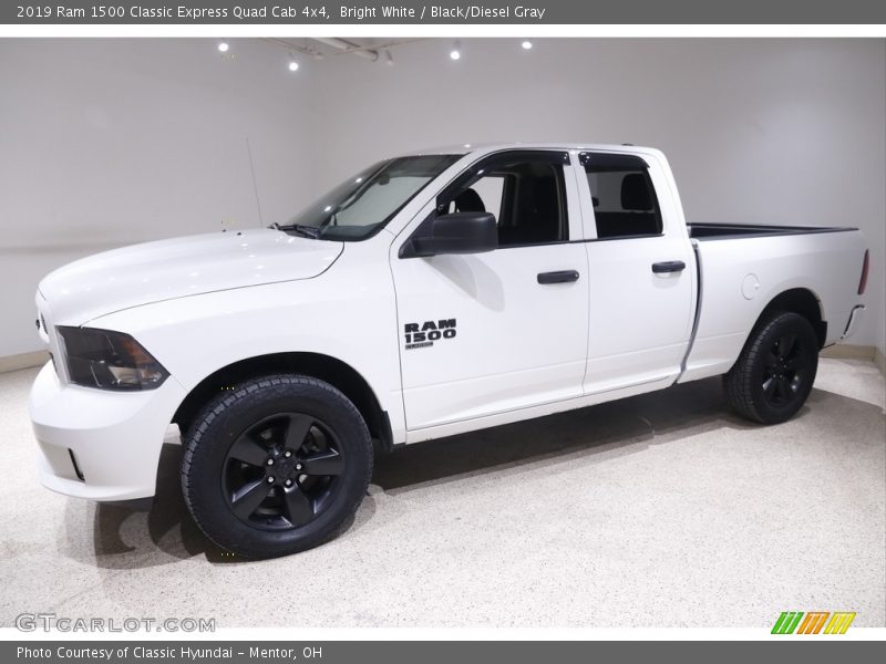 Bright White / Black/Diesel Gray 2019 Ram 1500 Classic Express Quad Cab 4x4
