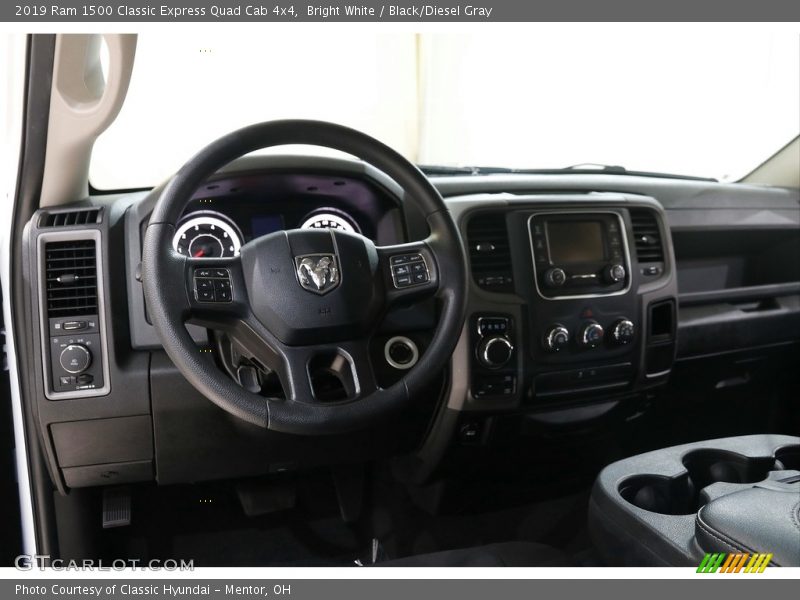 Bright White / Black/Diesel Gray 2019 Ram 1500 Classic Express Quad Cab 4x4