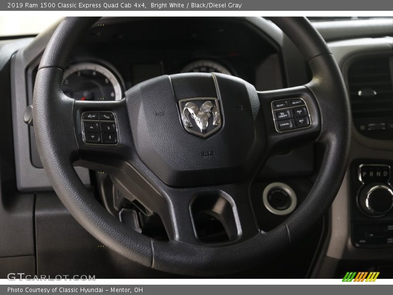 Bright White / Black/Diesel Gray 2019 Ram 1500 Classic Express Quad Cab 4x4