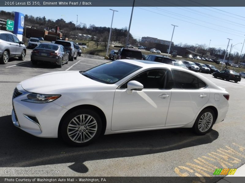 Eminent White Pearl / Black 2016 Lexus ES 350