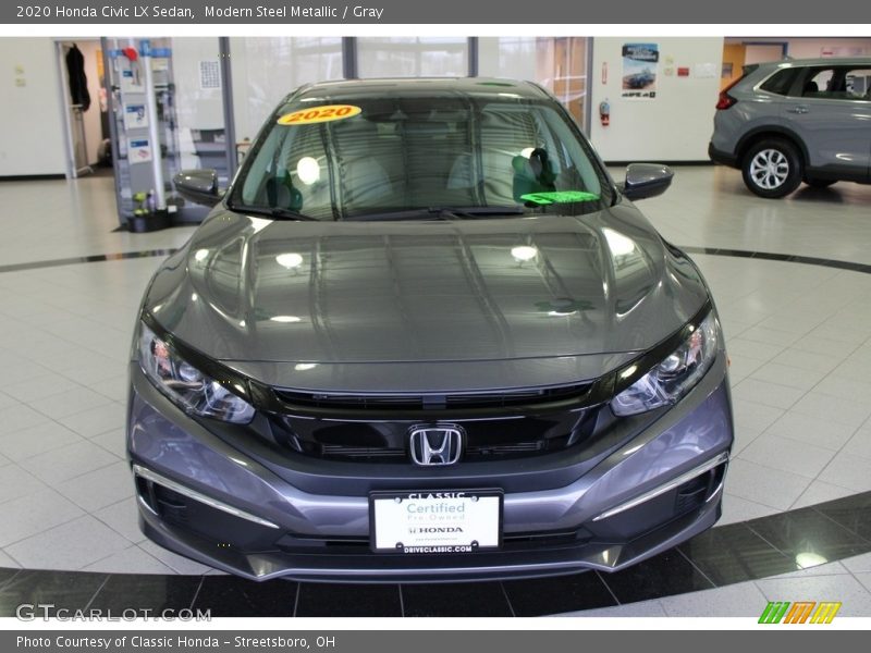 Modern Steel Metallic / Gray 2020 Honda Civic LX Sedan