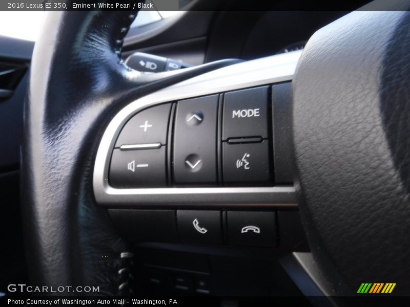 Eminent White Pearl / Black 2016 Lexus ES 350
