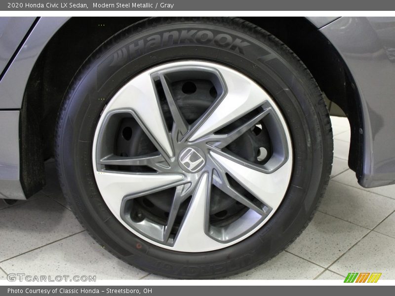 Modern Steel Metallic / Gray 2020 Honda Civic LX Sedan