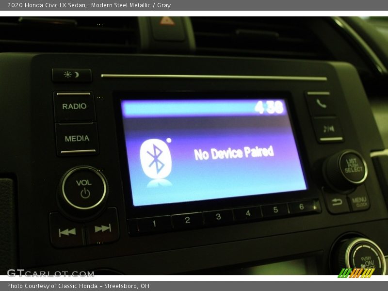 Modern Steel Metallic / Gray 2020 Honda Civic LX Sedan