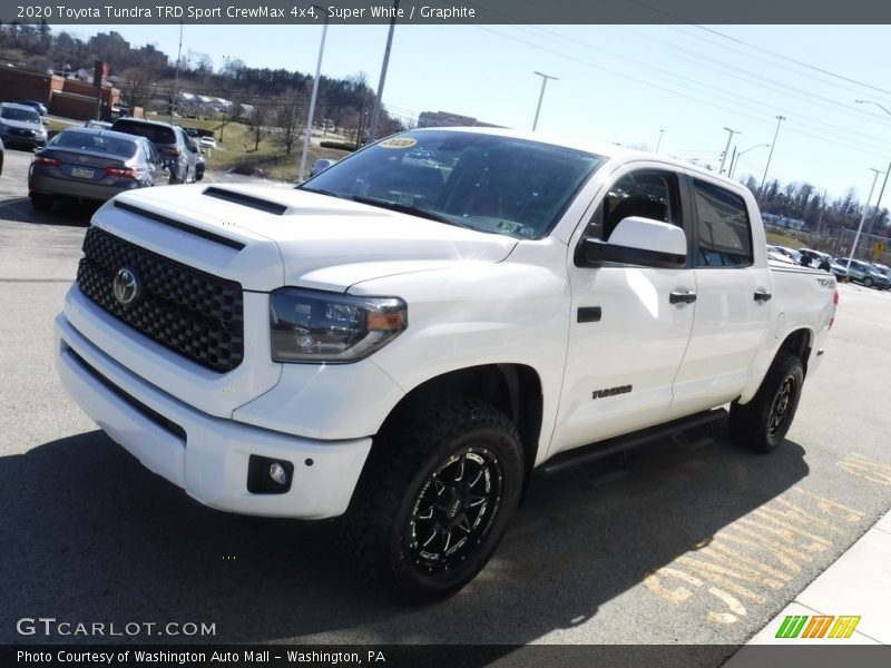 Super White / Graphite 2020 Toyota Tundra TRD Sport CrewMax 4x4