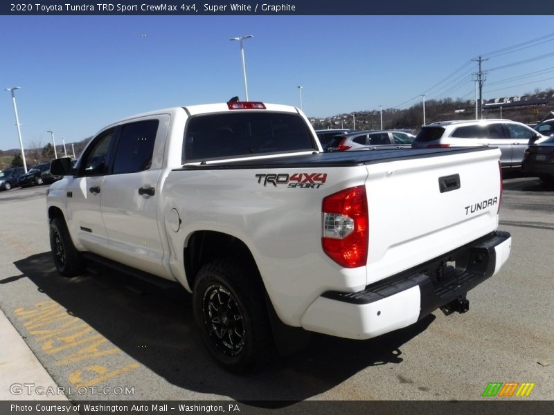 Super White / Graphite 2020 Toyota Tundra TRD Sport CrewMax 4x4