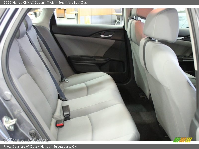 Modern Steel Metallic / Gray 2020 Honda Civic LX Sedan
