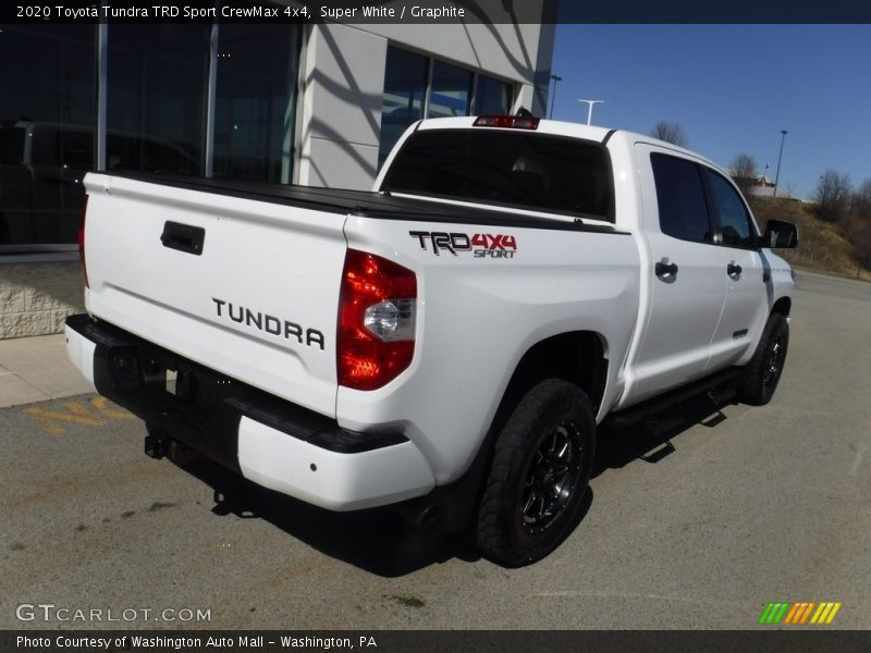 Super White / Graphite 2020 Toyota Tundra TRD Sport CrewMax 4x4