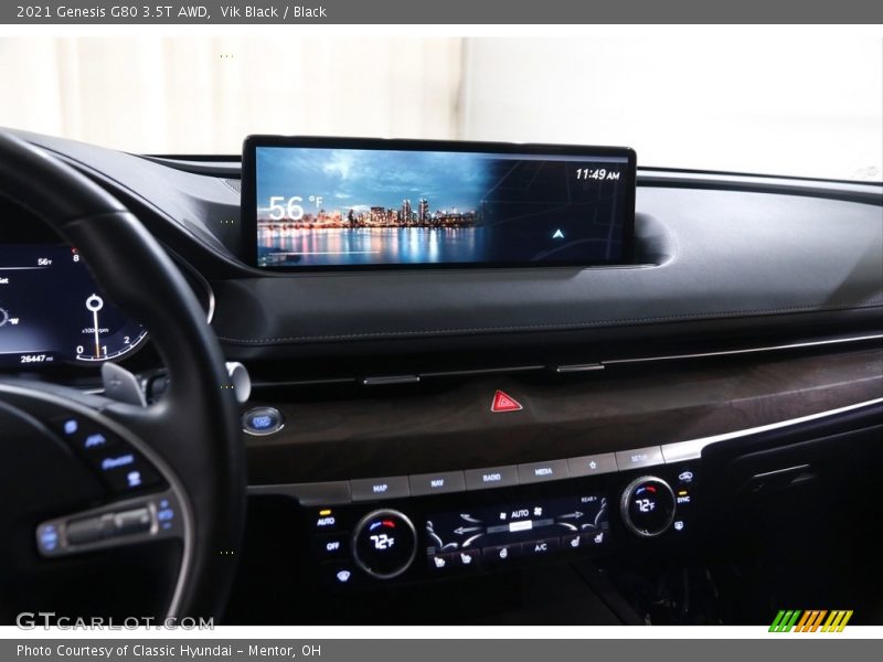 Vik Black / Black 2021 Genesis G80 3.5T AWD