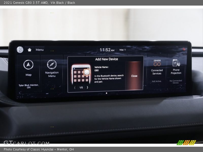 Vik Black / Black 2021 Genesis G80 3.5T AWD