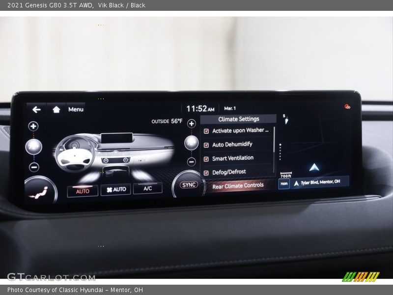 Vik Black / Black 2021 Genesis G80 3.5T AWD