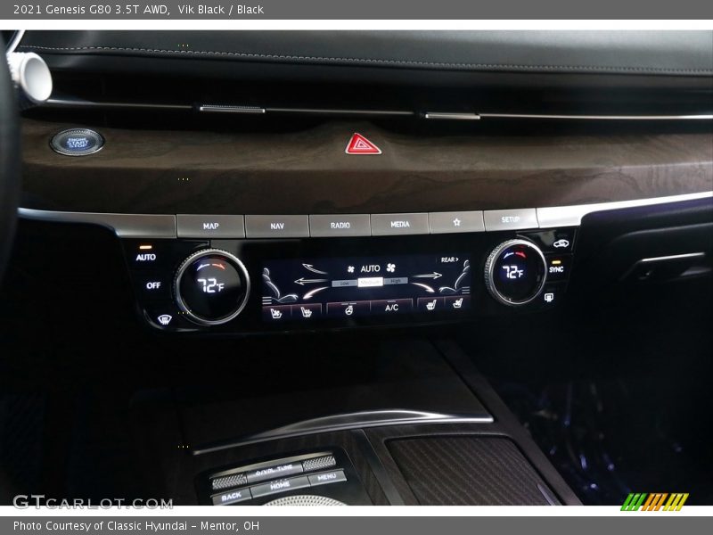 Vik Black / Black 2021 Genesis G80 3.5T AWD