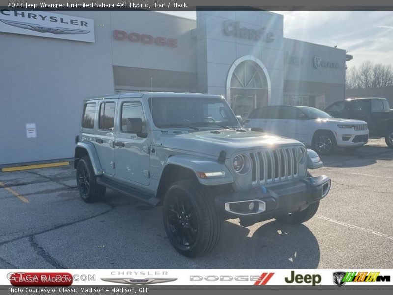 Earl / Black 2023 Jeep Wrangler Unlimited Sahara 4XE Hybrid