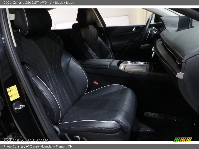 Vik Black / Black 2021 Genesis G80 3.5T AWD