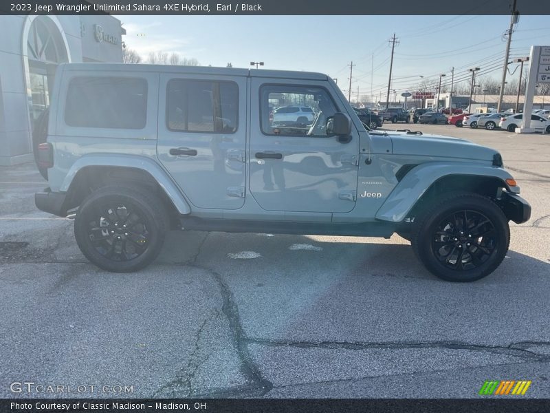 Earl / Black 2023 Jeep Wrangler Unlimited Sahara 4XE Hybrid