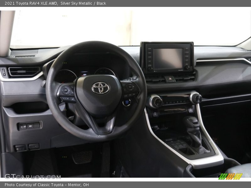 Silver Sky Metallic / Black 2021 Toyota RAV4 XLE AWD