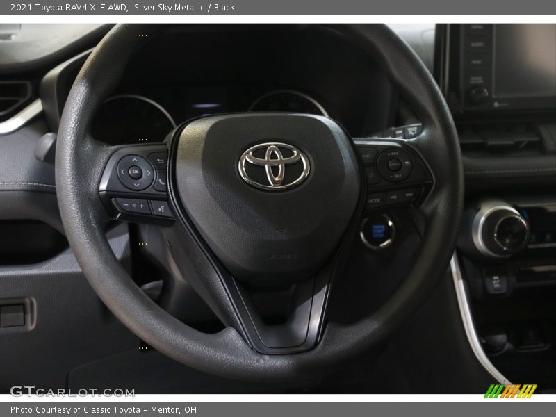 Silver Sky Metallic / Black 2021 Toyota RAV4 XLE AWD