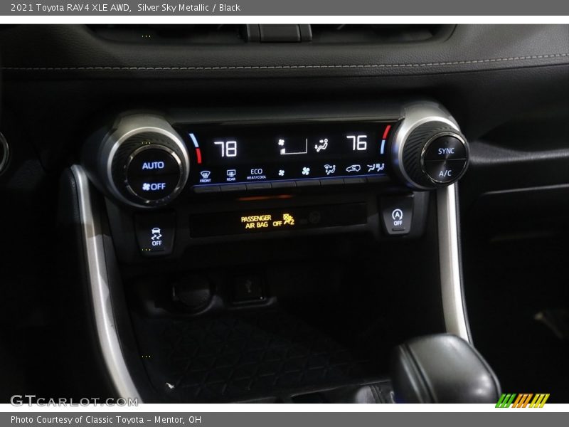 Silver Sky Metallic / Black 2021 Toyota RAV4 XLE AWD