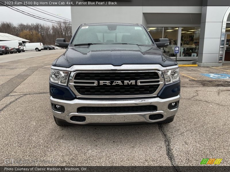 Patriot Blue Pearl / Black 2023 Ram 1500 Big Horn Crew Cab 4x4