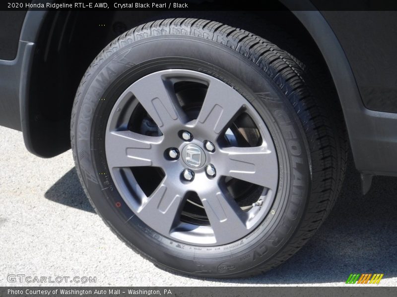 Crystal Black Pearl / Black 2020 Honda Ridgeline RTL-E AWD