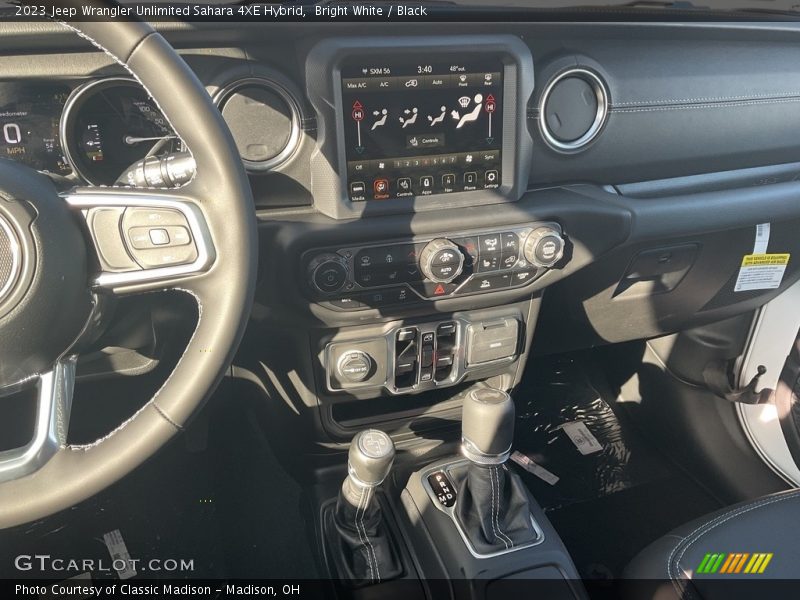 Bright White / Black 2023 Jeep Wrangler Unlimited Sahara 4XE Hybrid