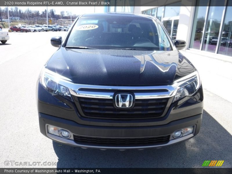 Crystal Black Pearl / Black 2020 Honda Ridgeline RTL-E AWD