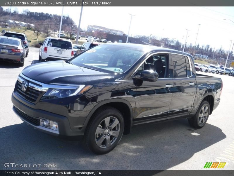 Crystal Black Pearl / Black 2020 Honda Ridgeline RTL-E AWD