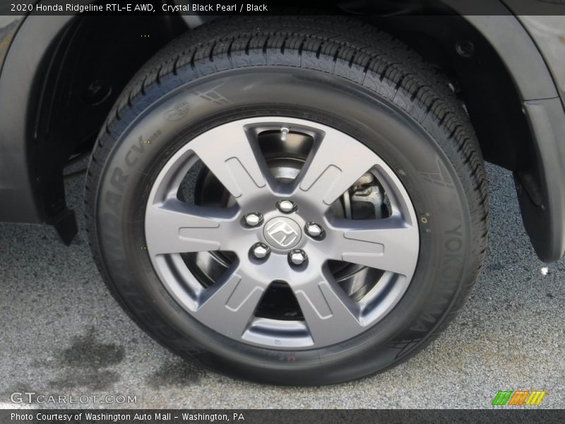 Crystal Black Pearl / Black 2020 Honda Ridgeline RTL-E AWD