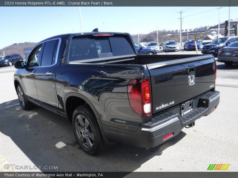 Crystal Black Pearl / Black 2020 Honda Ridgeline RTL-E AWD