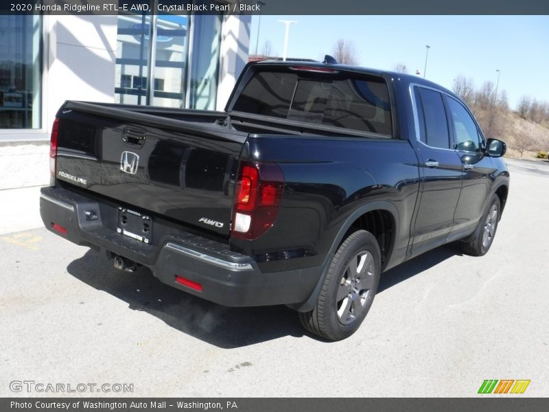 Crystal Black Pearl / Black 2020 Honda Ridgeline RTL-E AWD