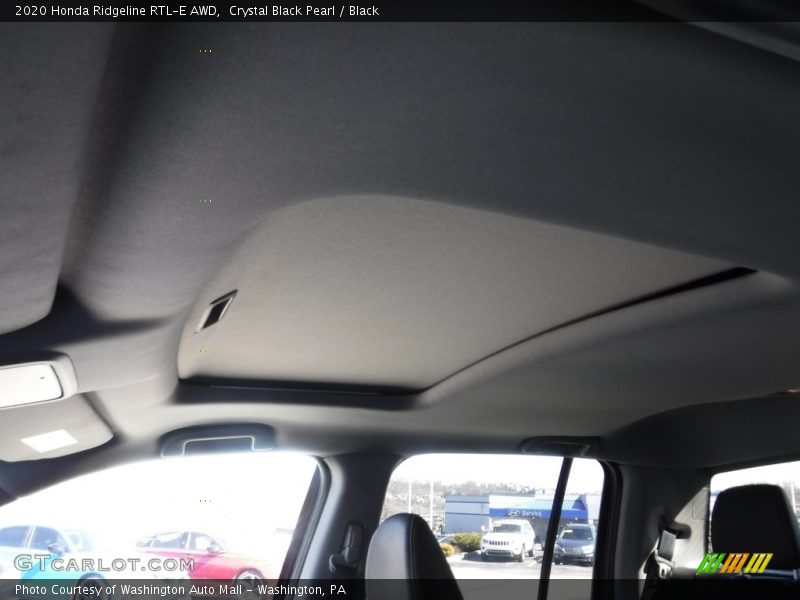 Crystal Black Pearl / Black 2020 Honda Ridgeline RTL-E AWD