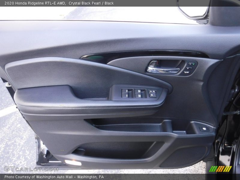 Crystal Black Pearl / Black 2020 Honda Ridgeline RTL-E AWD