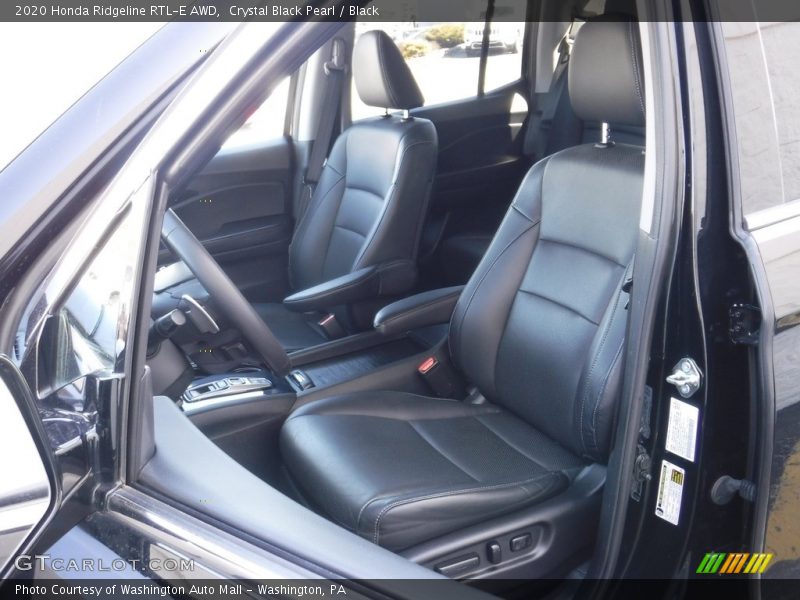Crystal Black Pearl / Black 2020 Honda Ridgeline RTL-E AWD