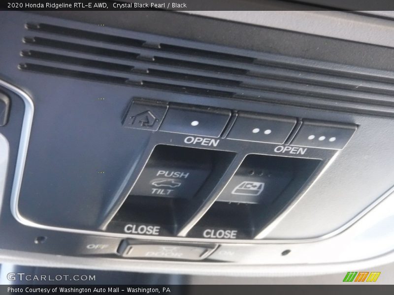 Crystal Black Pearl / Black 2020 Honda Ridgeline RTL-E AWD
